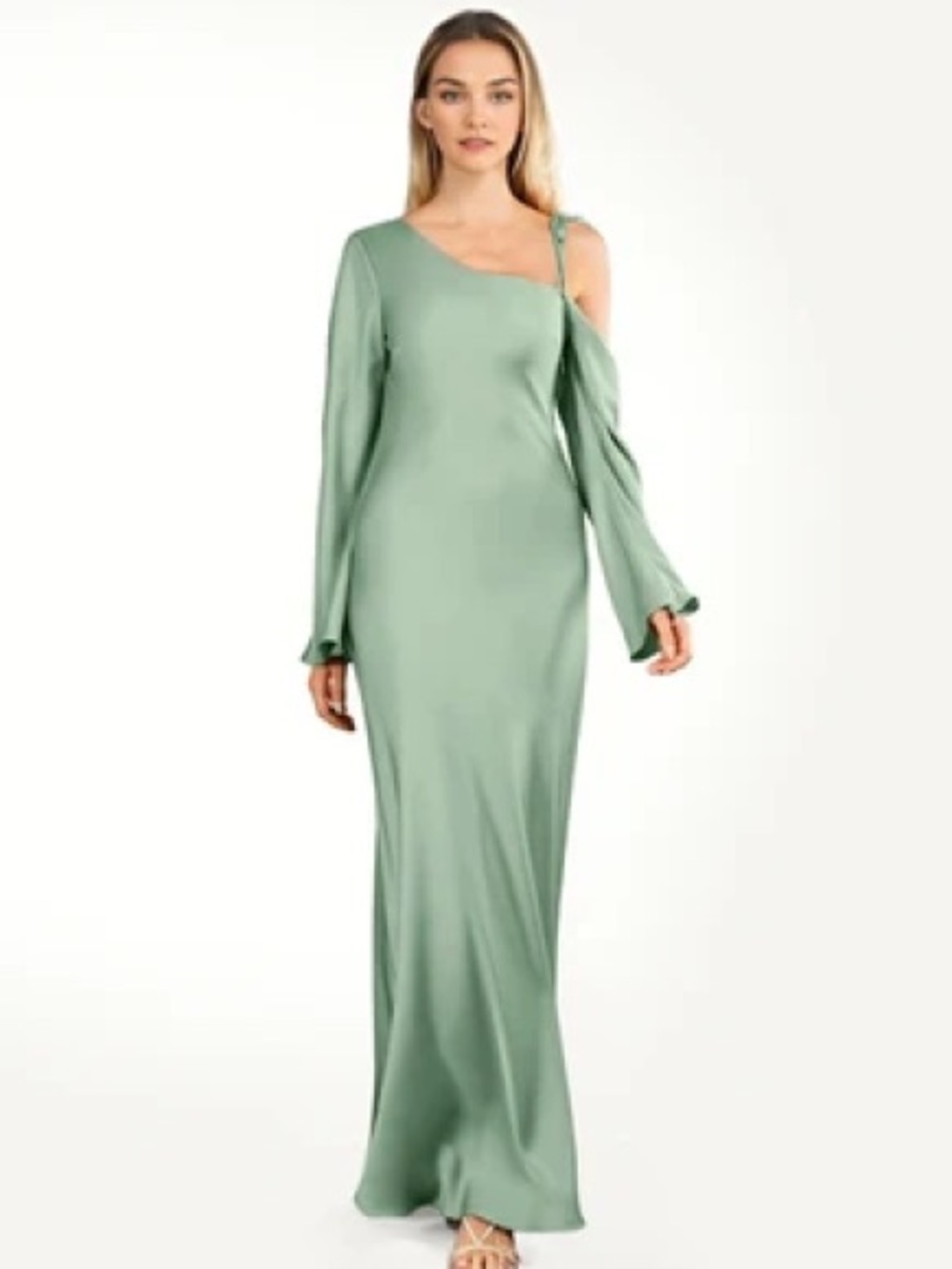 Azazie Donnay Off Shoulder Maxi Dress